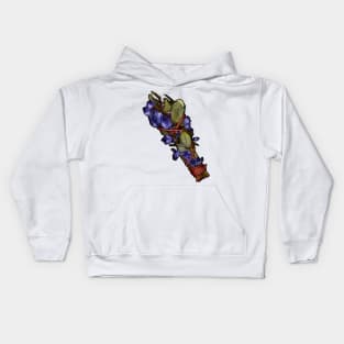 Sage and Lavender smudge stick sticker Kids Hoodie